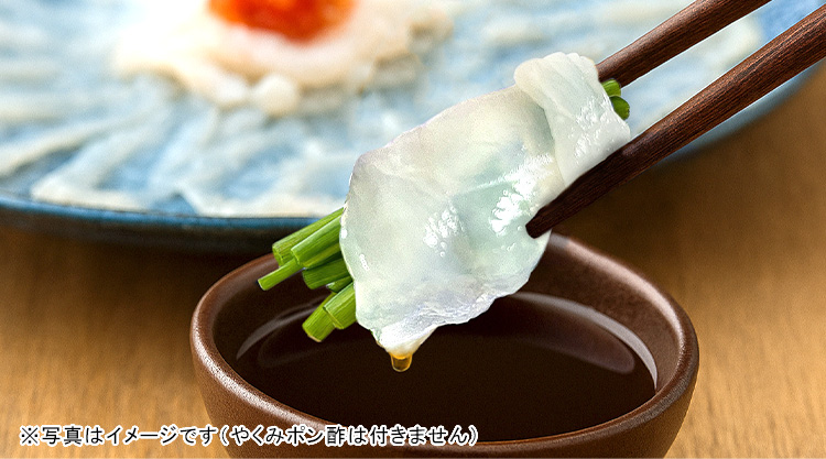 遠州灘 天然トラフグ（刺身）